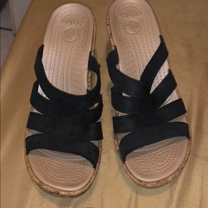 Crocs women sandals size 8 w